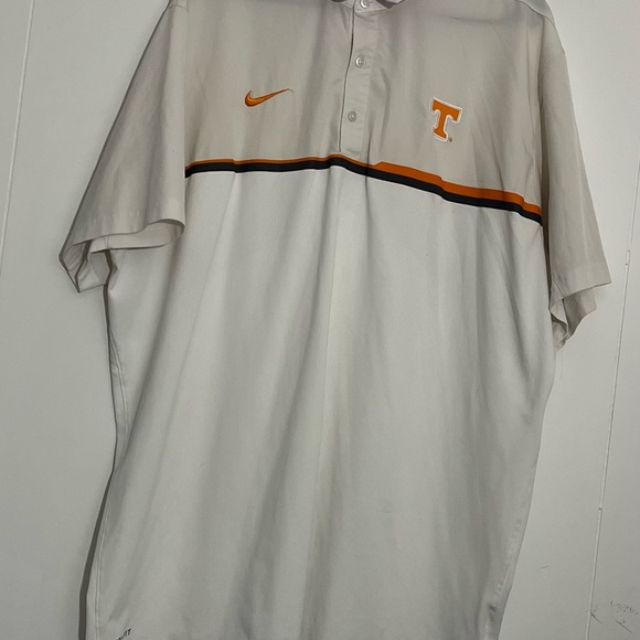 NIKE dri-fit University of Tennessee Vols White Polo size XXL - Picture 15 of 16